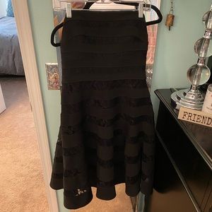 Strapless Black formal dress